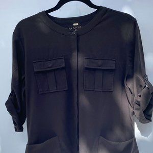 Jaanuu Scrub Button-Up Top M